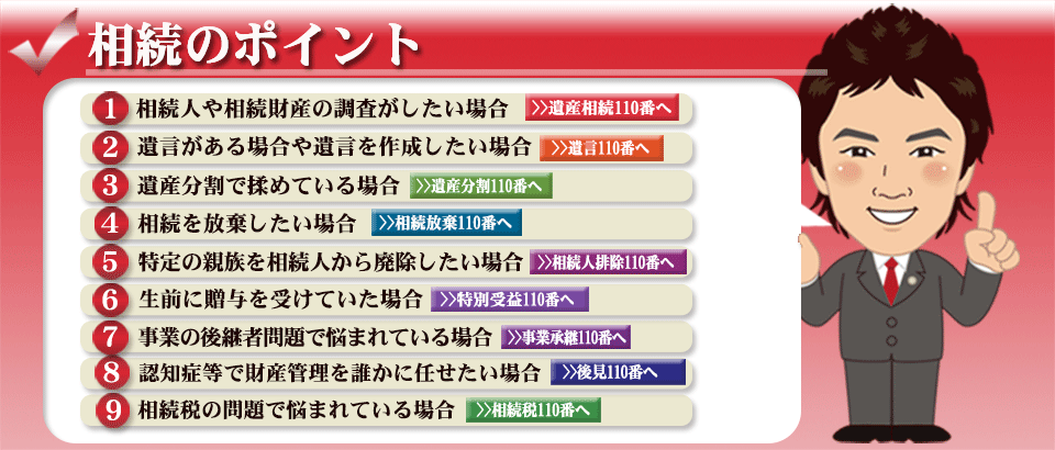 弁護士による遺産相続110番